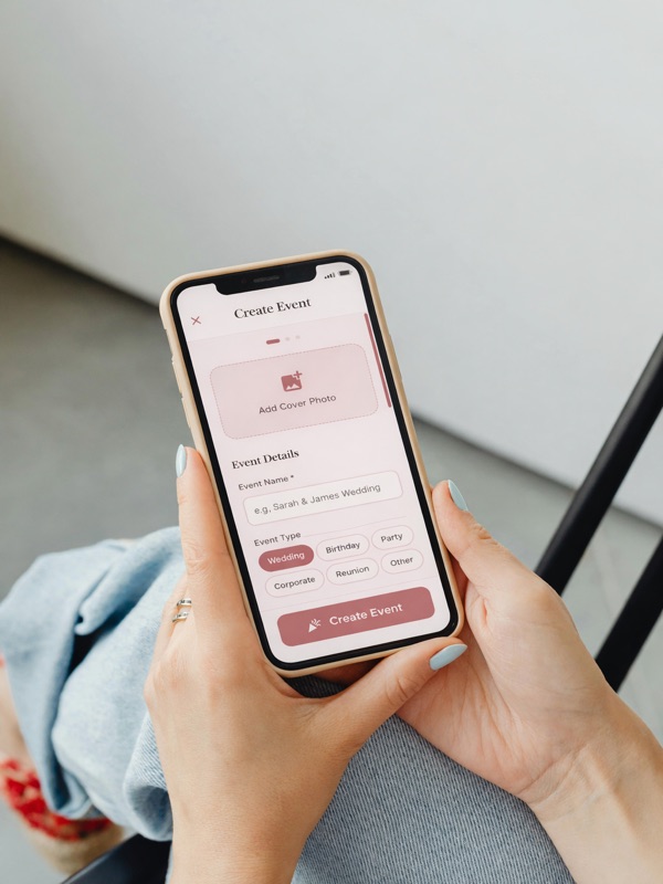 Creating an event on your phone